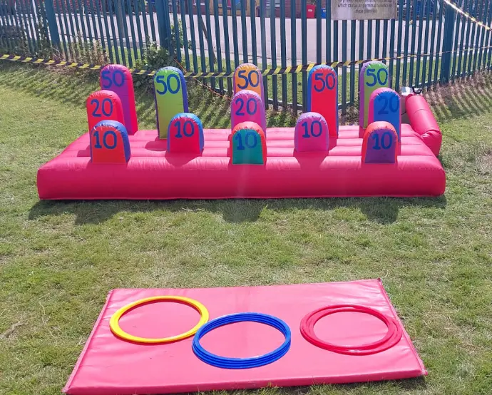 hoopla ring toss game kids events classic party fairground stall rental ring game kids